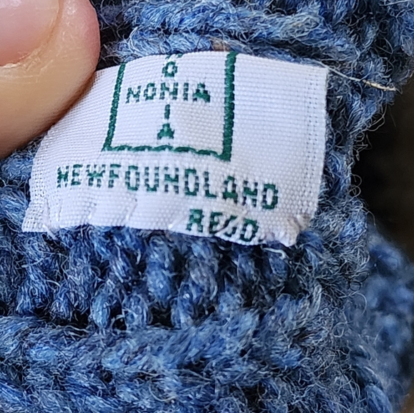 Handmade Nonia Newfoundland Wool Sock Slippers - Picture 3 of 3